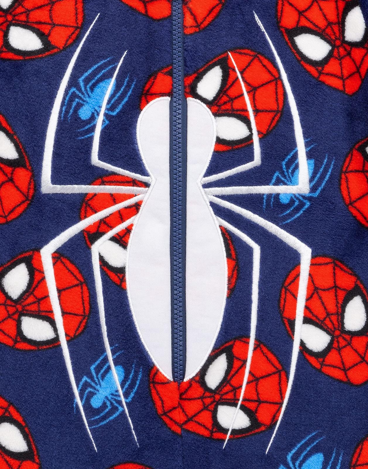 Пижама-комбинезон Marvel Человек-паук для мальчиков, детская, геройский персонаж, фото №6