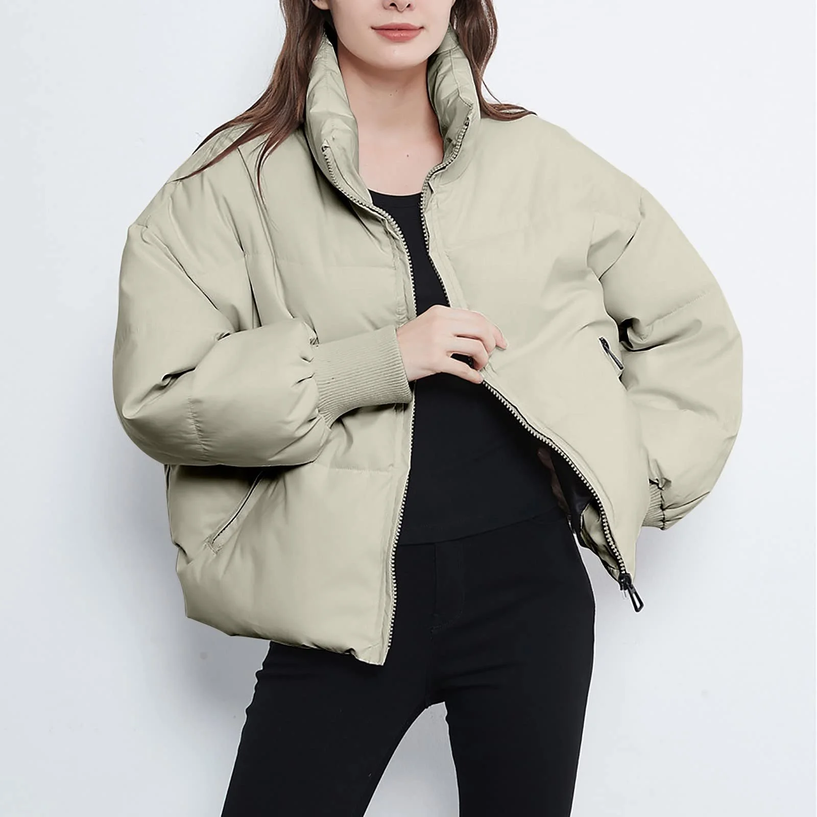 Зимова Куртка EQWIGKEIT для Дівчат-Підлітків Коротка Пухова, фото №3 Зимова Куртка EQWIGKEIT для Дівчат-Підлітків Коротка Пухова, фото №3