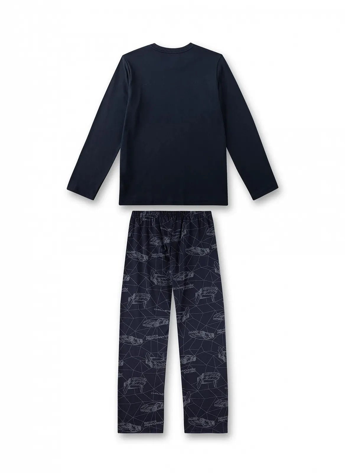 Піжама Sanetta для хлопчиків довга Синя, фото №2