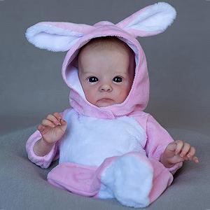 Кукла YIHANGG Realistic Newborn Baby Doll 16 Inch Reborn 40 cm - Фото 1