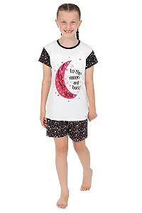 Короткая пижама для девочек I Love You To The Moon Back synthetic.ua - Фото 1