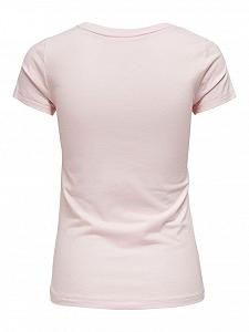 Футболка ONLLOVE LIFE FIT TOP BOX JRS 15226018 Ballerina ONLY Кремовий S synthetic.ua - Фото 1