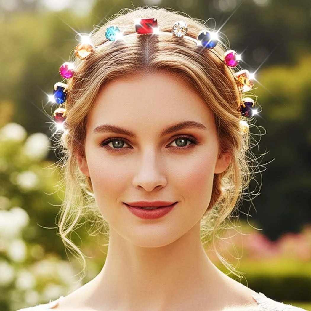 Обруч Reaky в стилі бароко з дорогоцінним камінням, фото №5 Обруч Reaky в стилі бароко з дорогоцінним камінням, фото №5