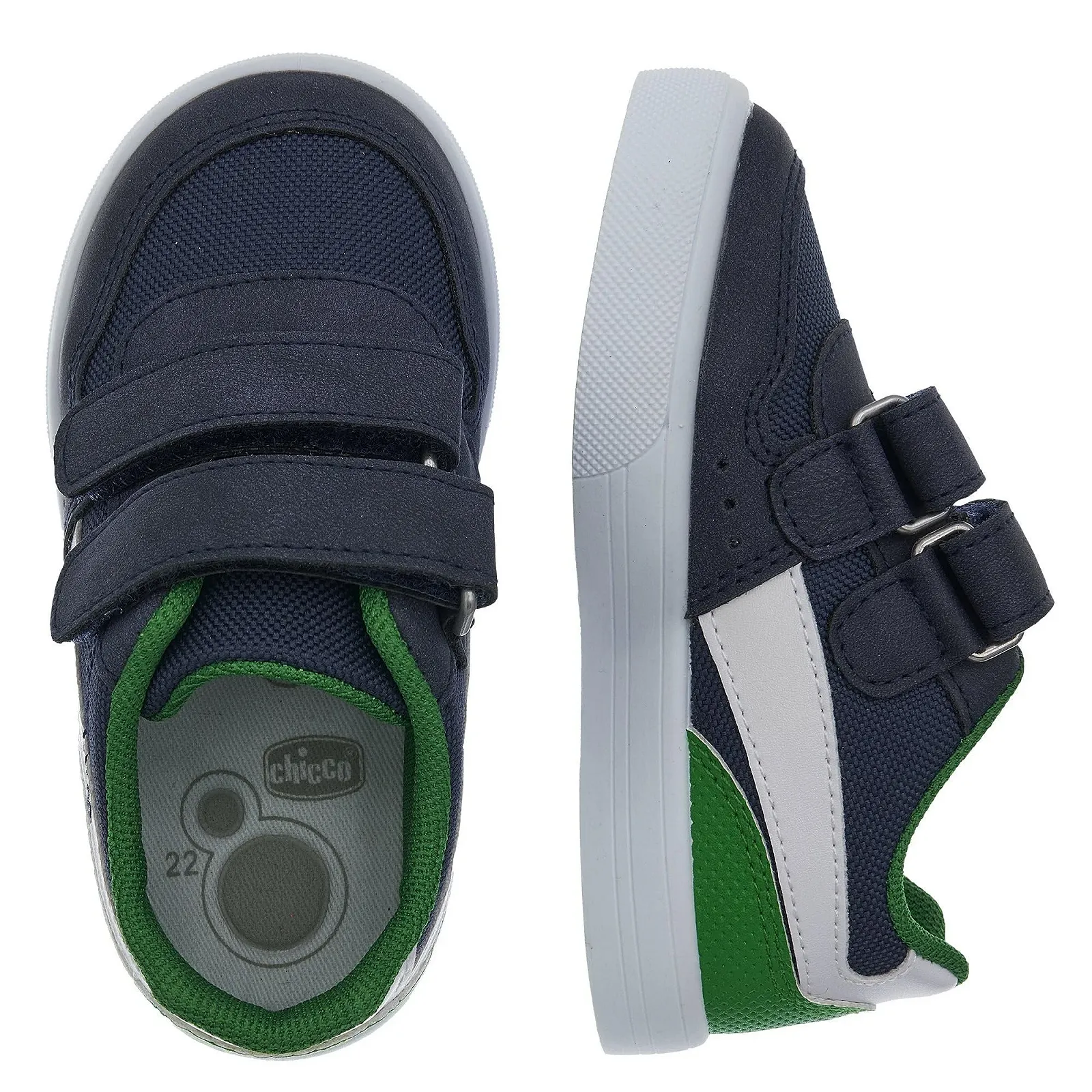 Кеды Chicco Детские для мальчиков с двойным ремешком (1), фото №2