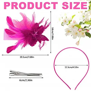 Обруч Larfraecy Винтажный обруч-шляпка synthetic.ua - Фото 1