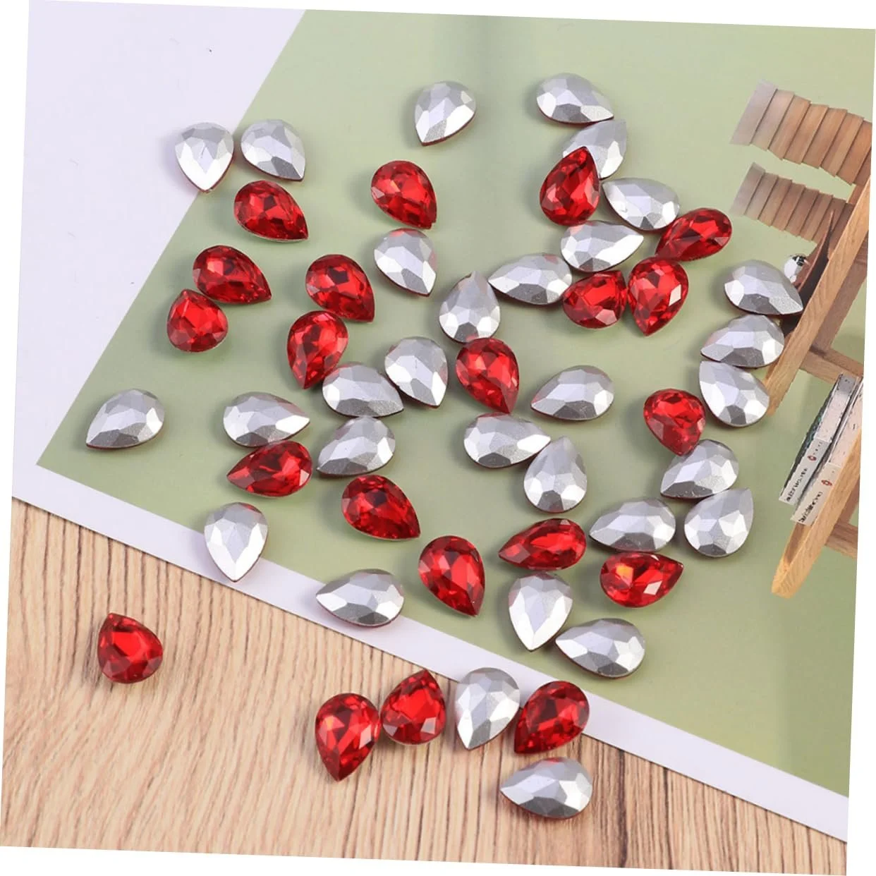 Стрази Крапля води 150 шт. для прикрас, DIY аксесуарів, прикрас підвісок для рукоділля, фото №5