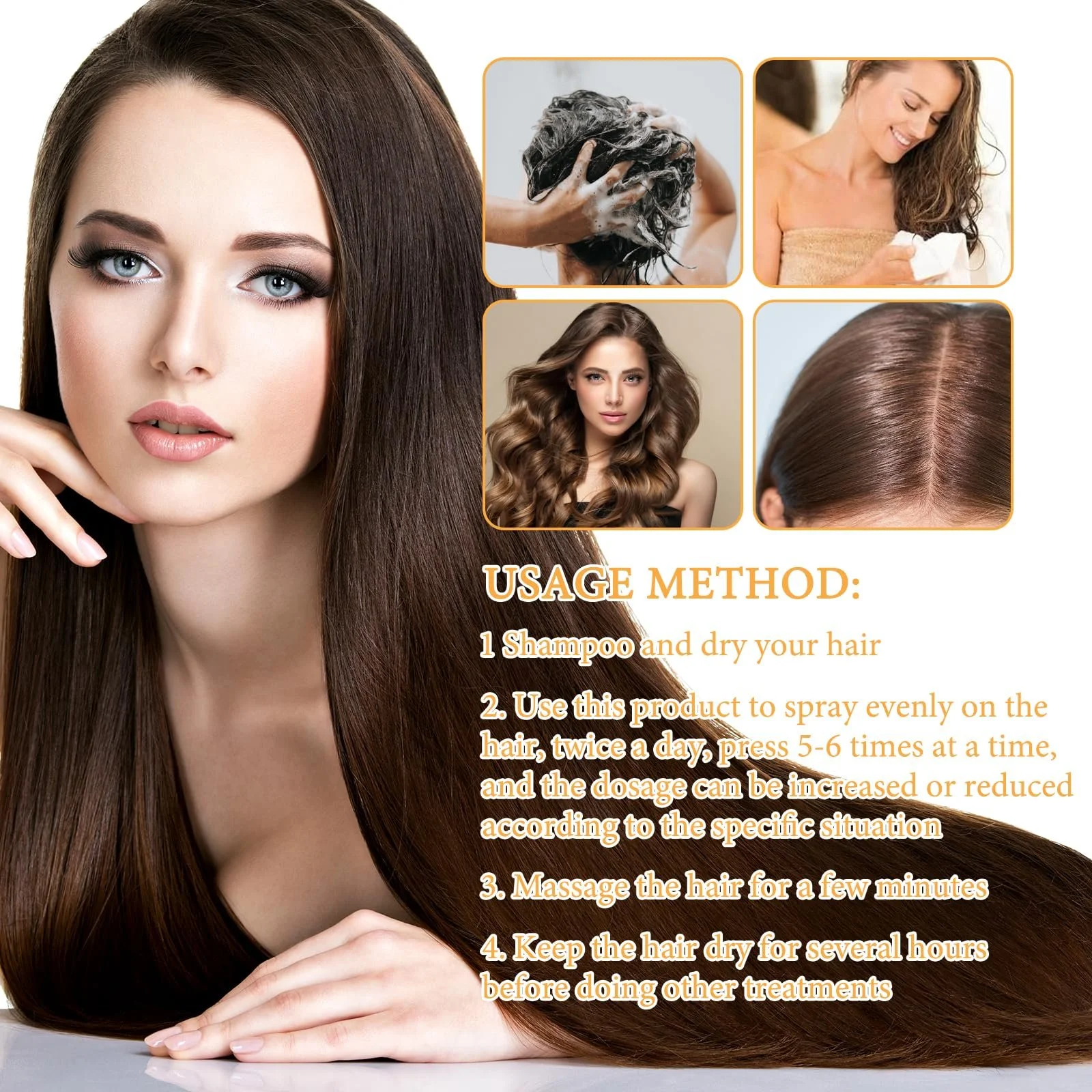 Сироватка для росту волосся Biotin, 2 x 30 мл, робить волосся блискучим і сильним, легко бореться з випадінням волосся, фото №3