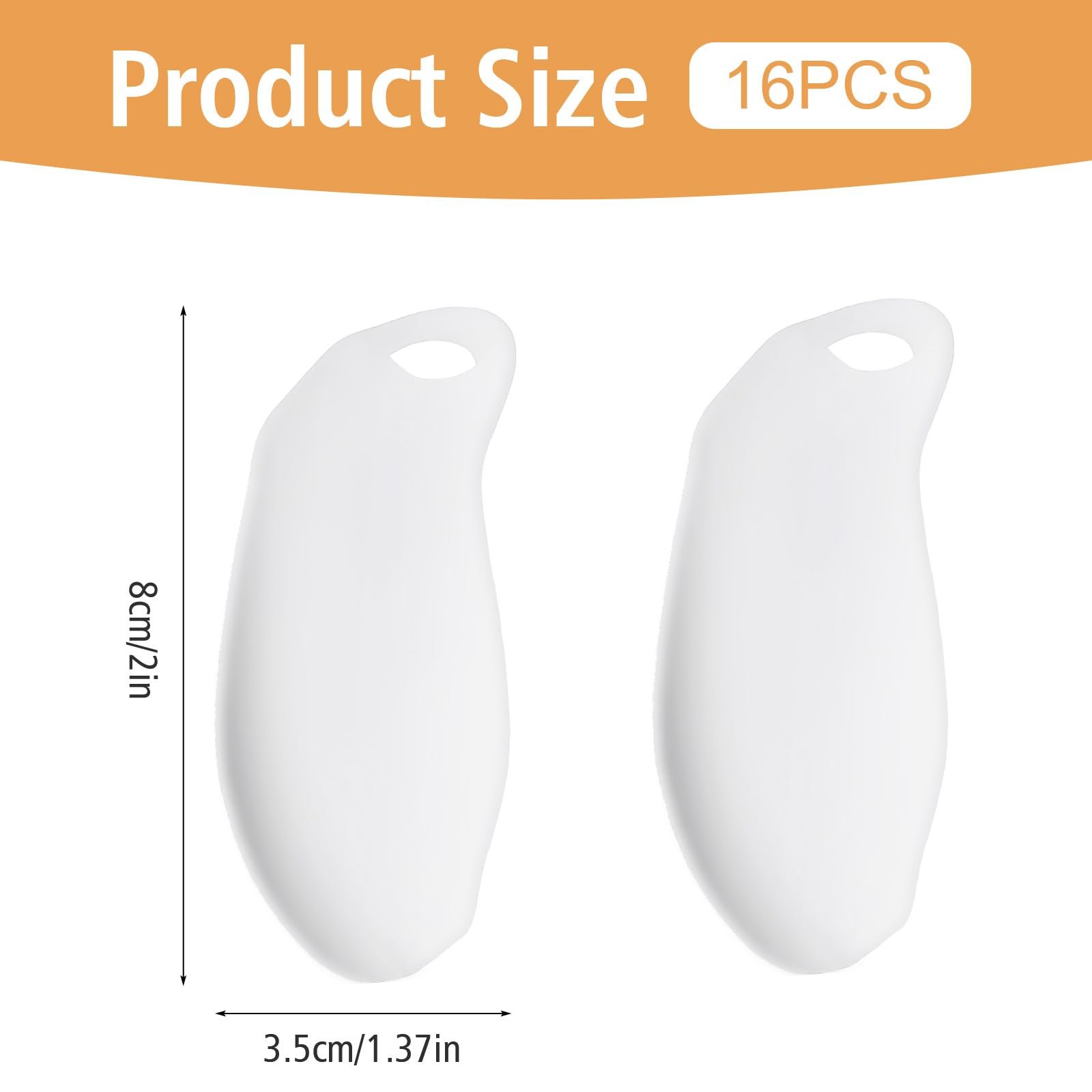 Роздільники для буньйонів кравця, 16 штук, м'які гелеві подушечки, фото №2