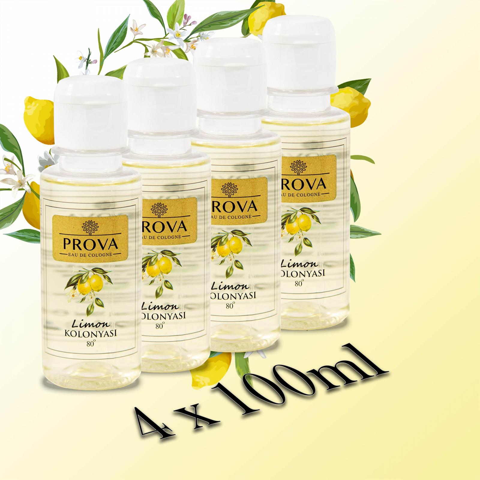 Вода Prova Kolonya Lemon Turkish Fragrance 400 мл, фото №4