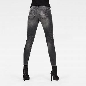 Женские джинсы G‑STAR RAW Arc 3D Mid Skinny Elto Black - 29 synthetic.ua - Фото 1