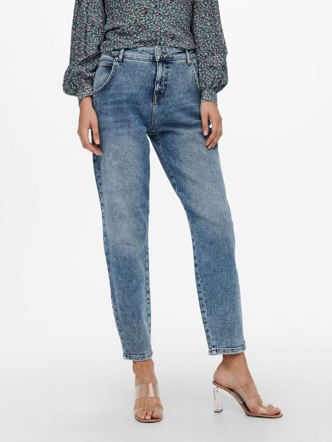 Джинси ONLTROY LIFE HW CARROT ANK DOT429 NOOS 15236966-Light Blue Denim ONLY Блакитний  S, фото №1