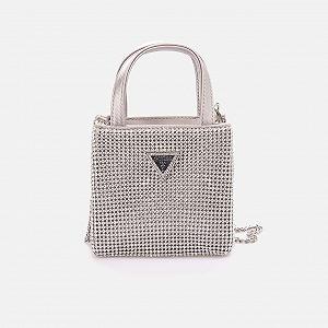 Купить Женская сумка Guess HWRY9205770 Серебристая - Фото 1 Женская сумка Guess HWRY9205770 Серебристая - Фото 1