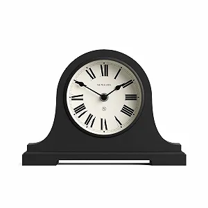 Настольные часы NEWGATE Broadway, черные, с римскими цифрами - Фото 1