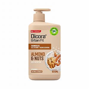 Гель для душу Dicora Urban Fit Vitamin B, Almonds & Nuts живильний та зволожуючий 825 мл - Фото 1
