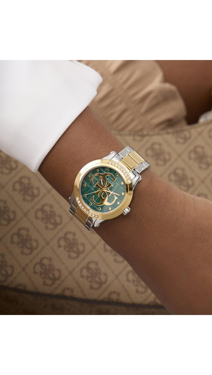 Женские часы GUESS GT Annette GW0861L4 Сталь Two-Tone, Зеленый, Modern, фото №5