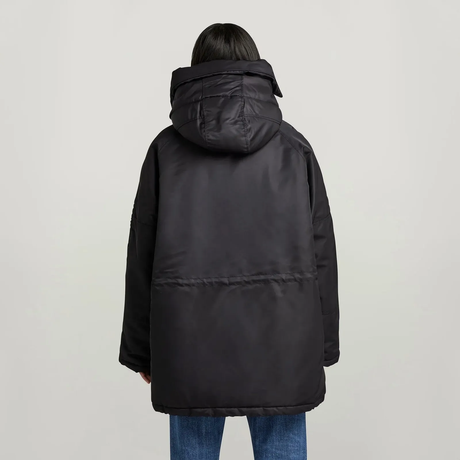 Жіноча куртка G‑Star AF Parka Lune Nylon Oversized Dark Black - XL, фото №3