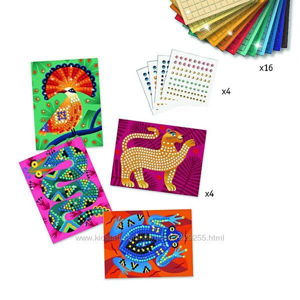 Набор для творчества мозаика глубоко в джунглях Djeco, фото №3