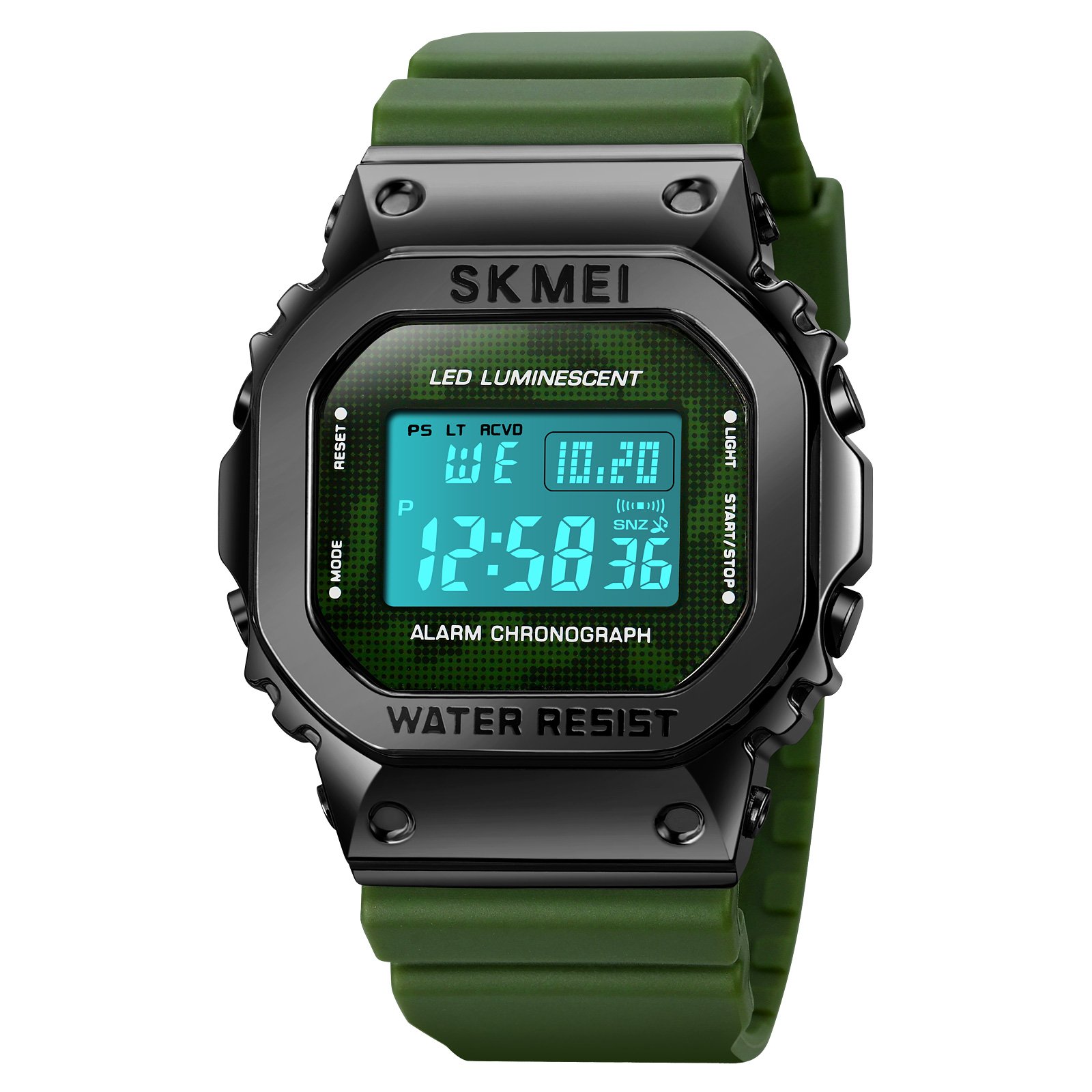 Годинник Skmei 1851AG Army Green, фото №4