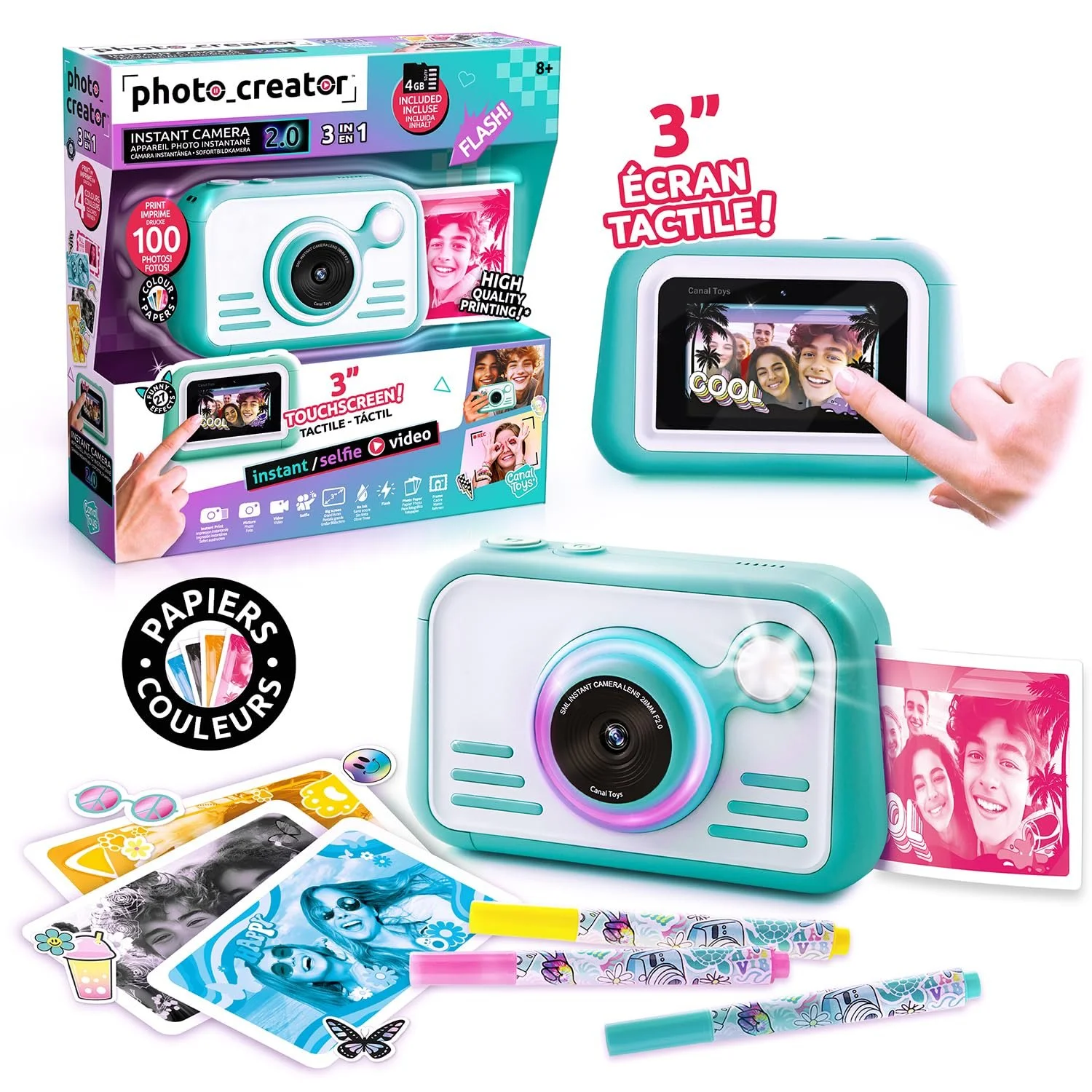 Детская камера мгновенной печати Canal Toys Photo Creator CLK 046 Blue, фото №3