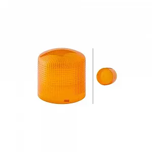 Стеклянный плафон, проблесковый маячок HELLA 9EL 862 172-001 для VW ROSENBAUER - Фото 1