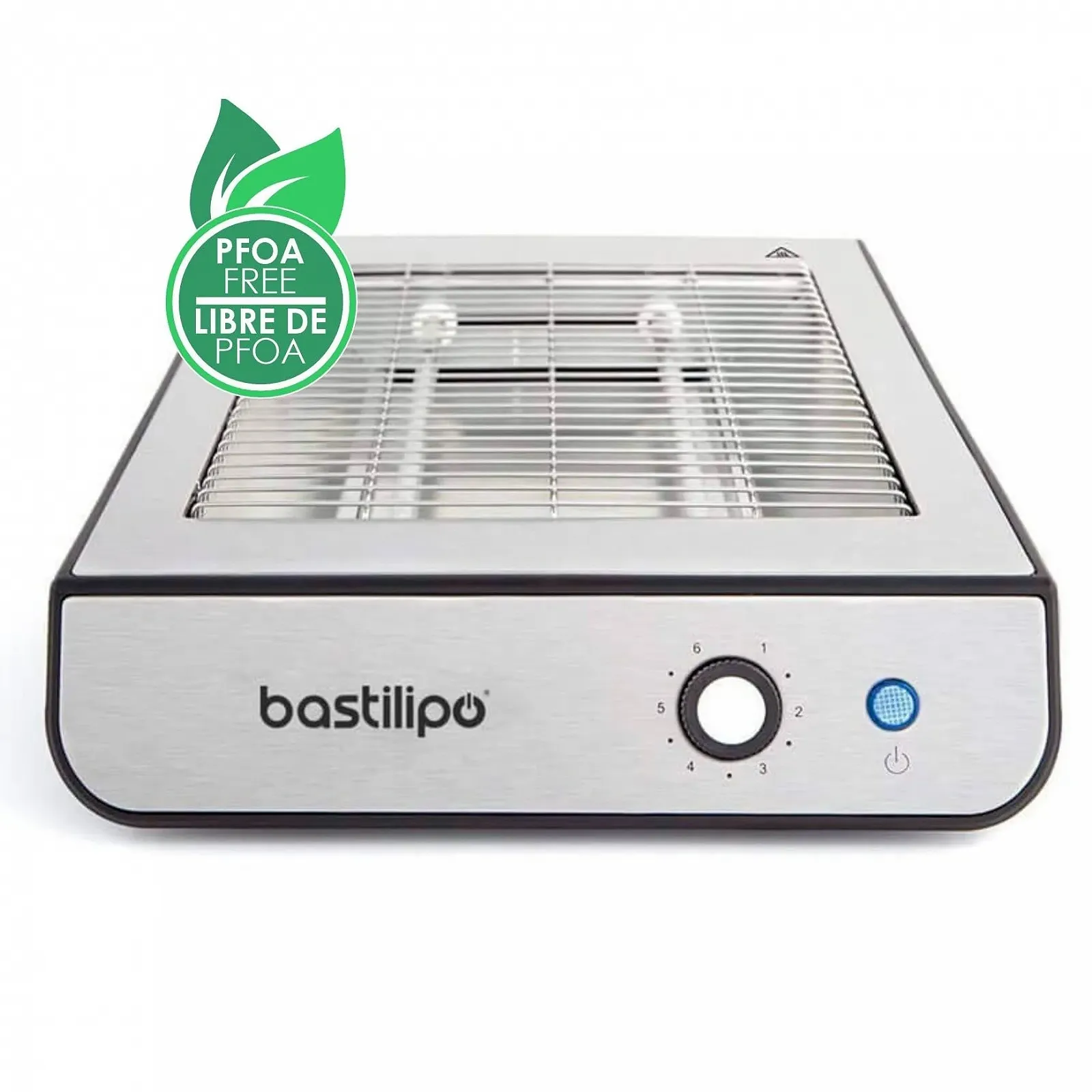 Тостер плоский Bastilipo TPI-680, 680 Вт, нержавіюча сталь, фото №2