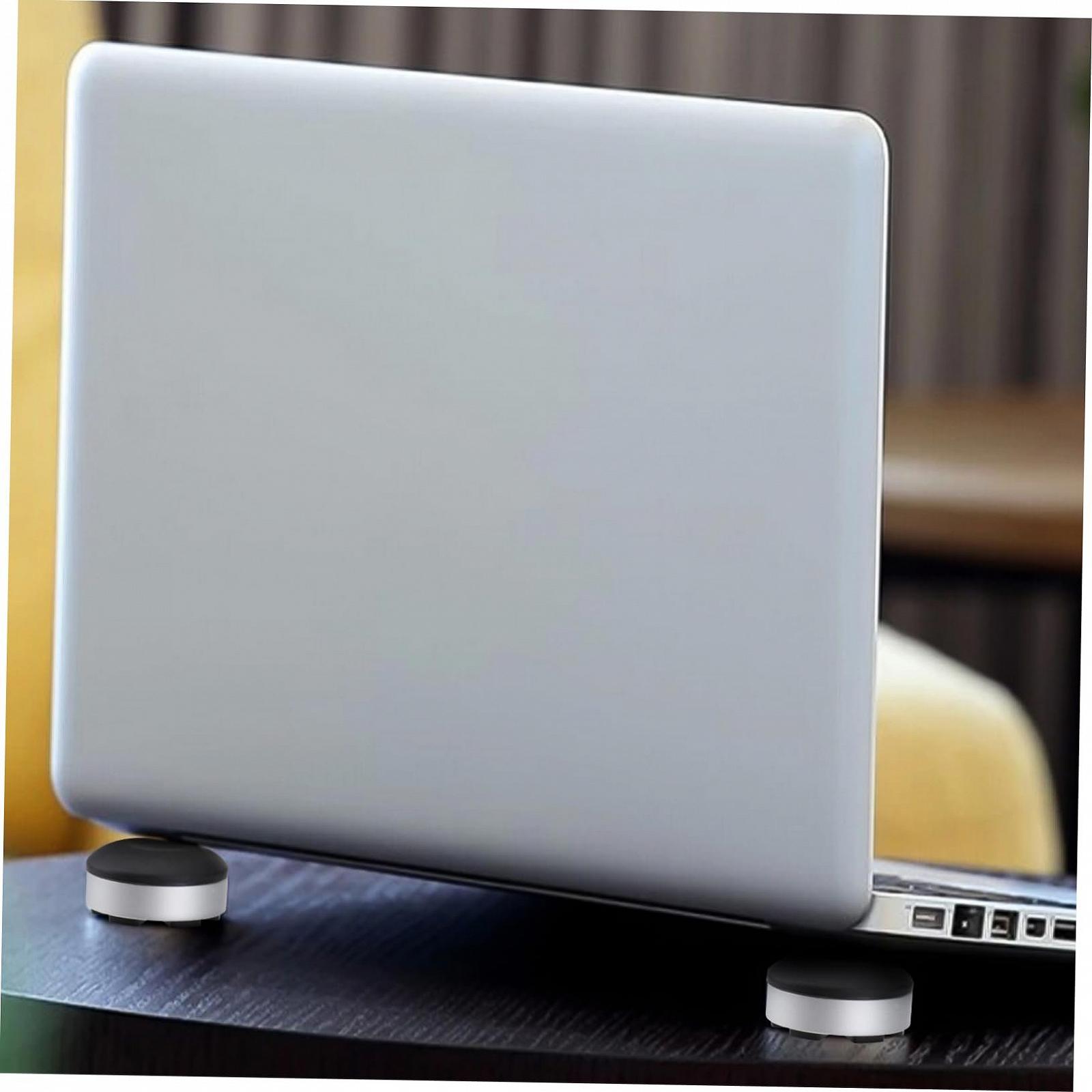 Підставка для ноутбука GALPADA з тепловідведенням, портативна, з протиковзкою основою для домашнього офісу, ергономічна, невелика, чорна, фото №4 Підставка для ноутбука GALPADA з тепловідведенням, портативна, з протиковзкою основою для домашнього офісу, ергономічна, невелика, чорна, фото №4