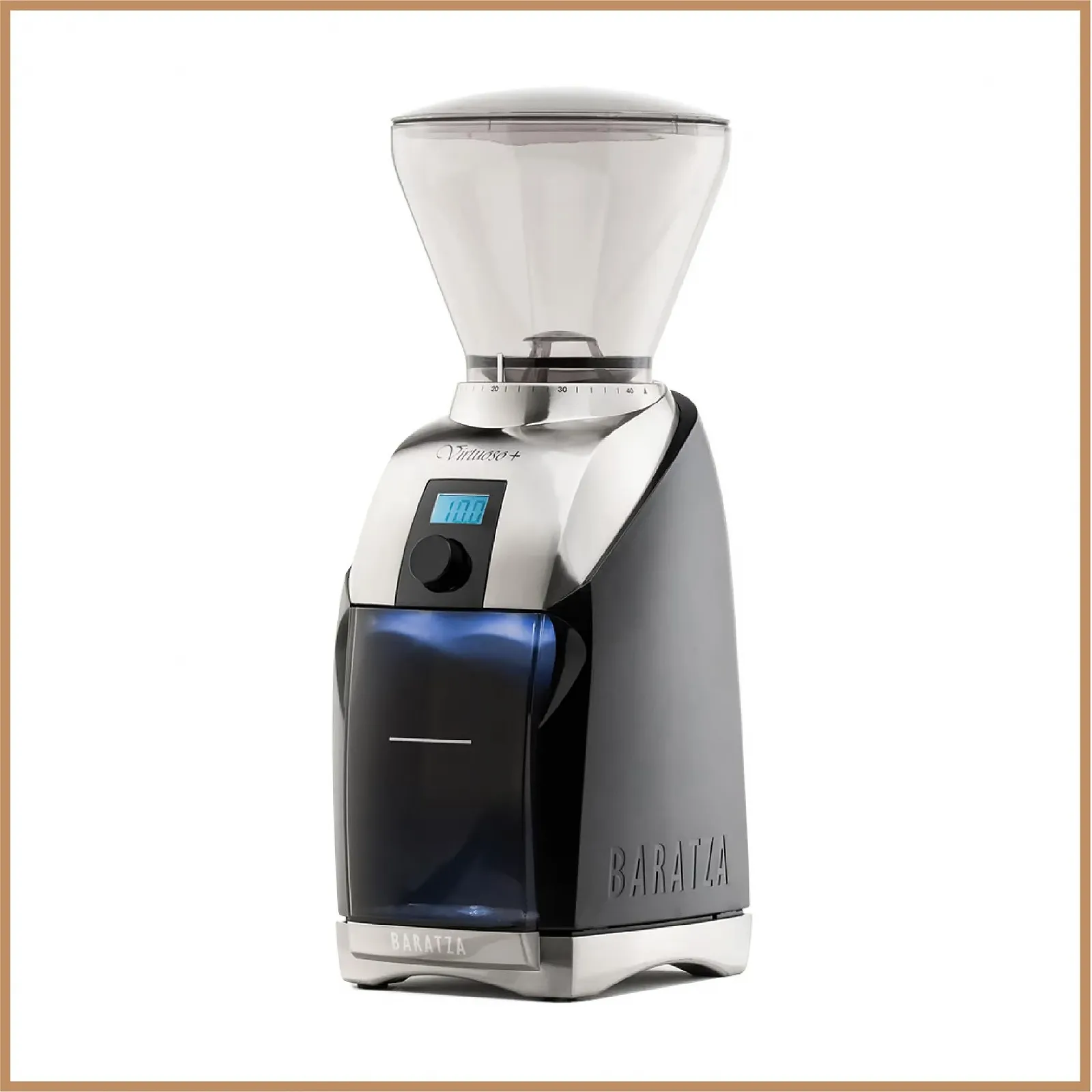 Кофемолка Baratza Virtuoso+ 230V электрическая коническая с таймером и подсветкой Черный, фото №1