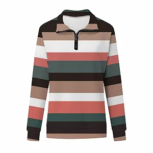 Женская Толстовка Generisch с Цветочным Принтом, Свободный Крой, Большие Размеры synthetic.ua - Фото 1