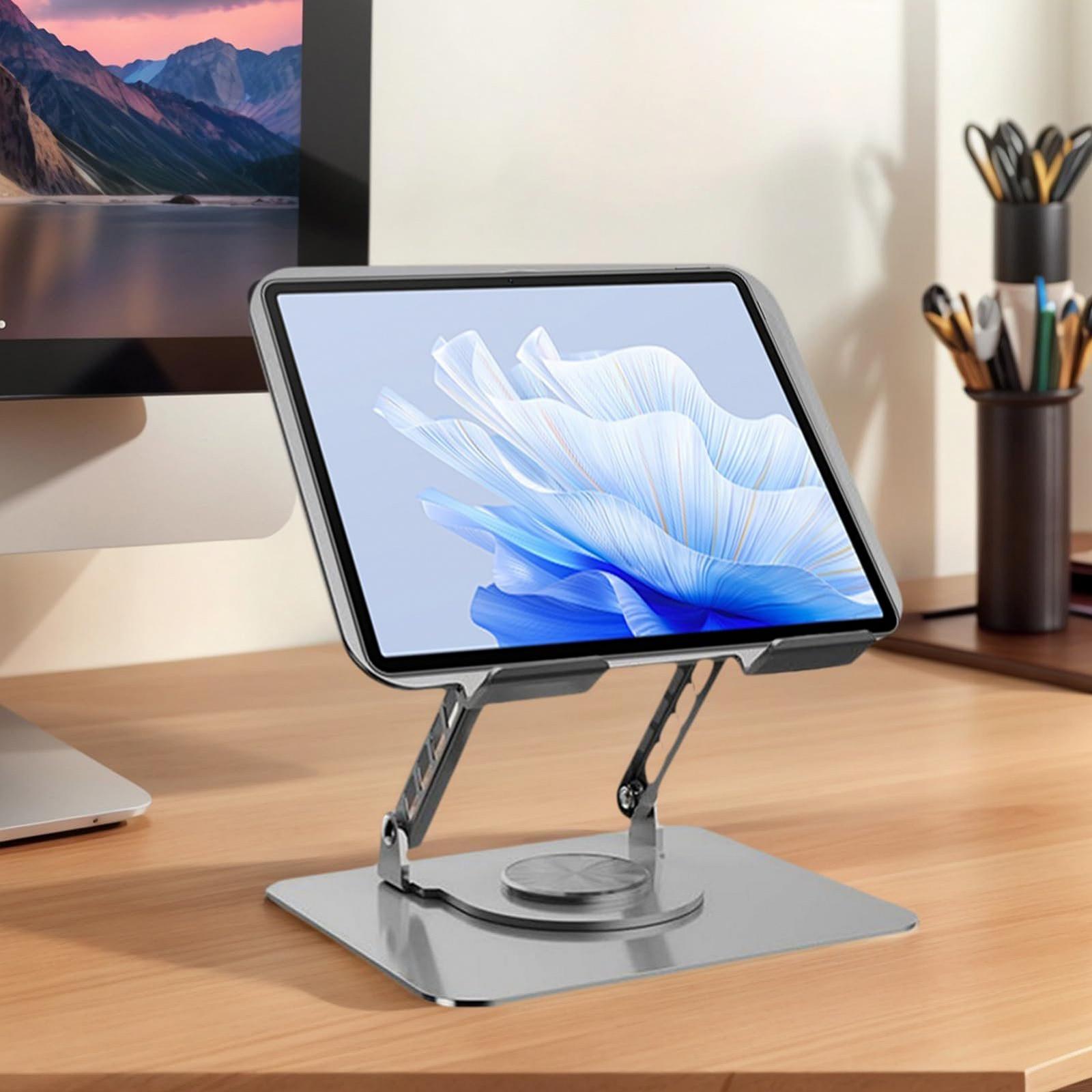 Подставка для ноутбука - Охлаждающая подставка для книг, 24 x 20 x 7 см, Регулируемый кронштейн из углеродистой стали | Складная подставка для компьютера, Профессиональное использование для дома, общежития U, фото №2
