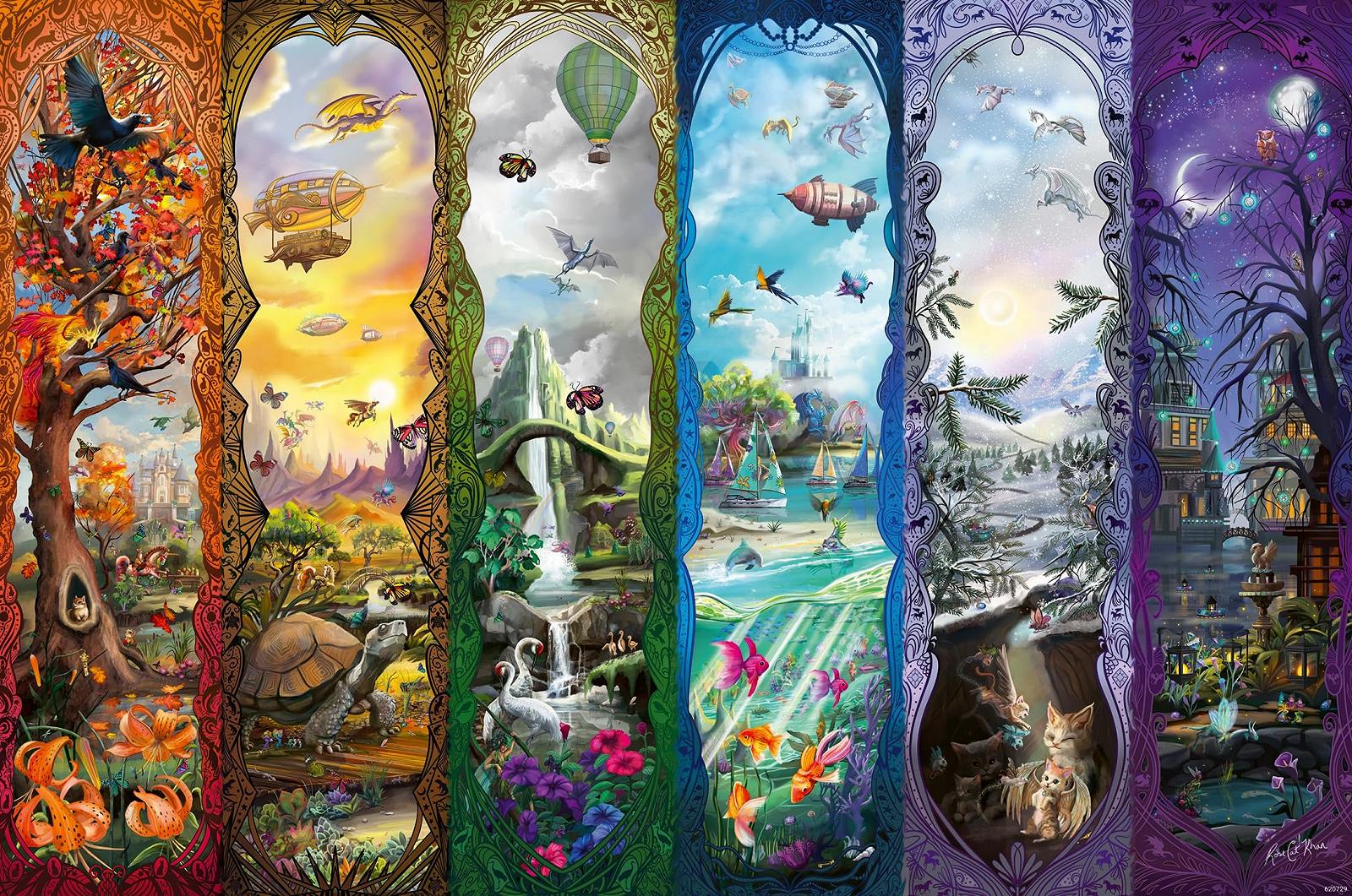 Пазл Ravensburger 12001422 The Six Portals 7000 деталей для профессионалов и фанатов фэнтези от 14 лет, фото №1