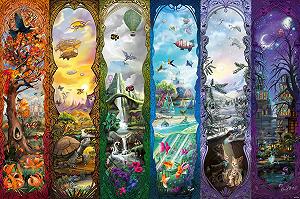 Пазл Ravensburger 12001422 The Six Portals 7000 деталей для профессионалов и фанатов фэнтези от 14 лет - Фото 1