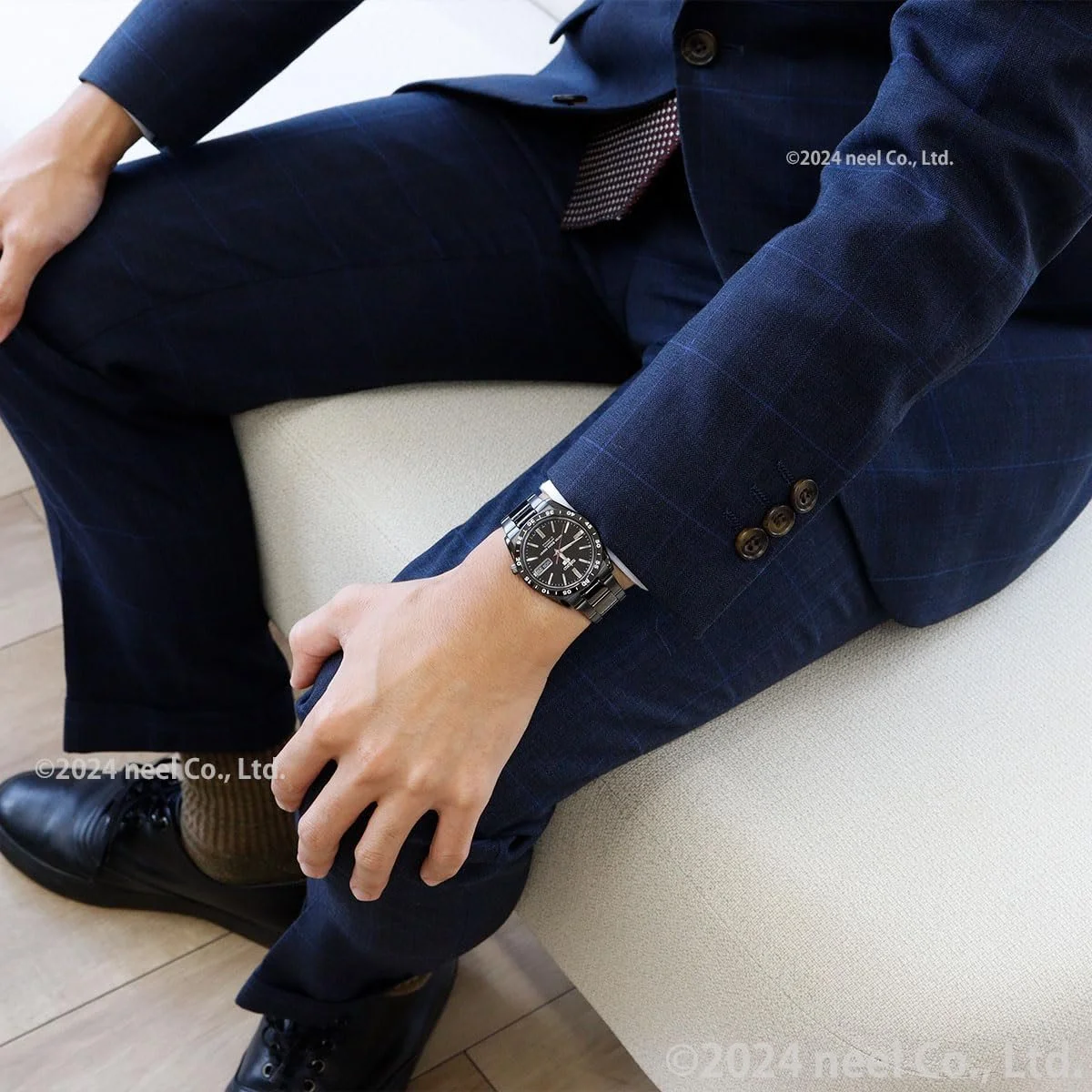 Мужские Автоматические Часы Seiko 5 SNKE03K Чёрные Нержавеющая Сталь с Чёрным Циферблатом, фото №6 Мужские Автоматические Часы Seiko 5 SNKE03K Чёрные Нержавеющая Сталь с Чёрным Циферблатом, фото №6