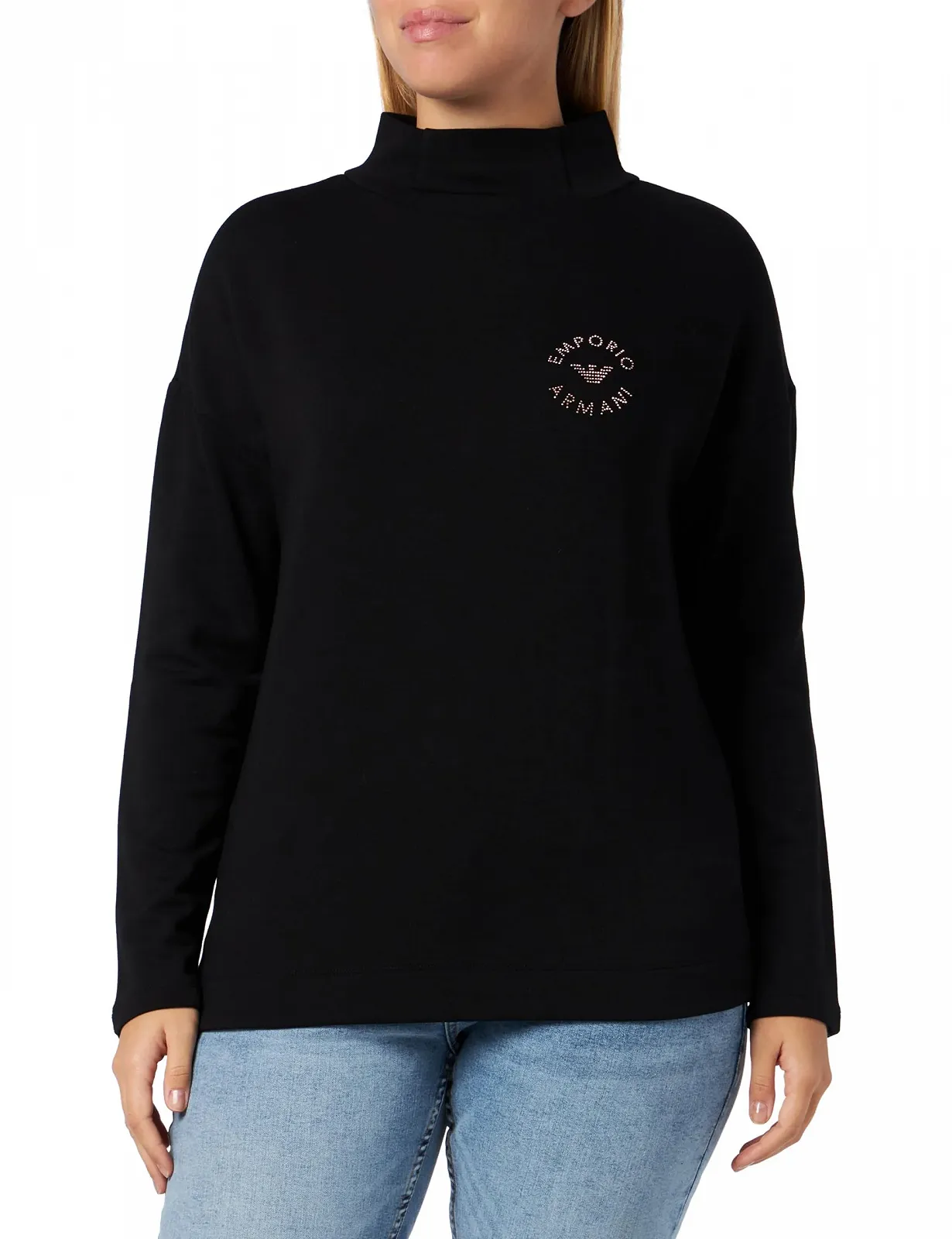 Свитшот Emporio Armani Женский из вискозного флиса, фото №1 Свитшот Emporio Armani Женский из вискозного флиса, фото №1