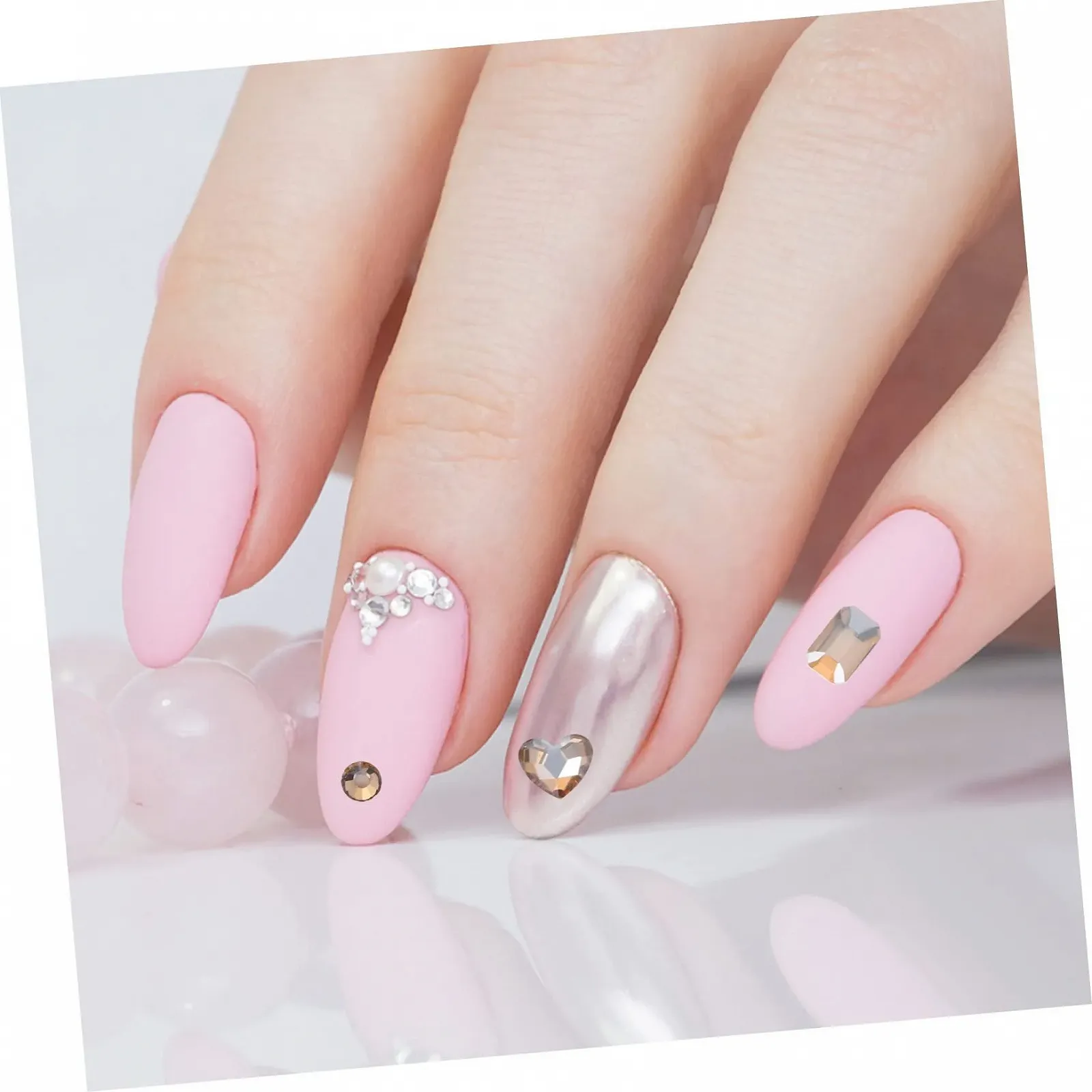 Украшения для ногтей Плоские Стразы FOMIYES 1 коробка Аксессуары для ногтей DIY Подвески для ногтей, фото №5