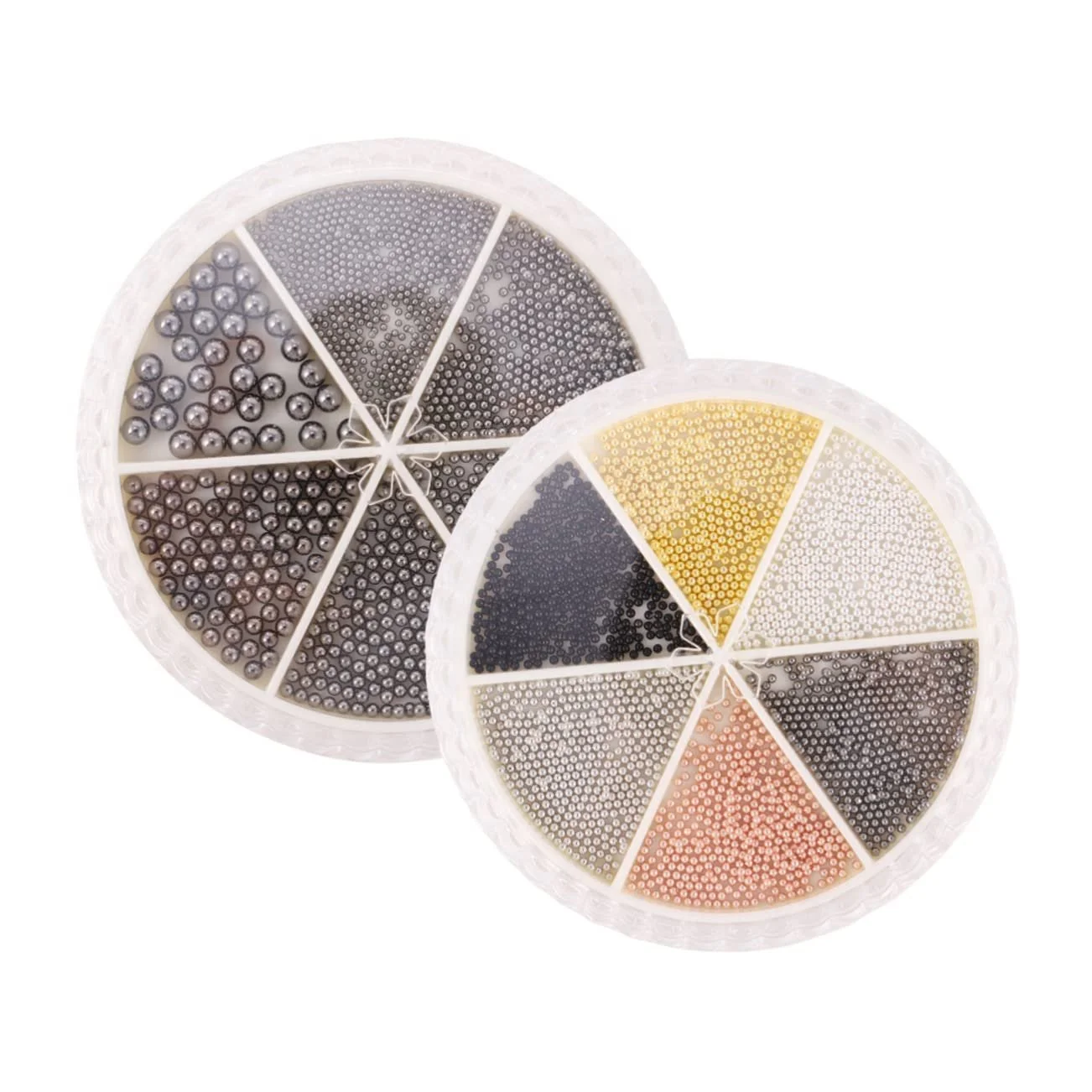 Прикраси для нігтів Beavorty, 4 набори, плоскодонні стрази, металеві 3D прикраси, фото №7