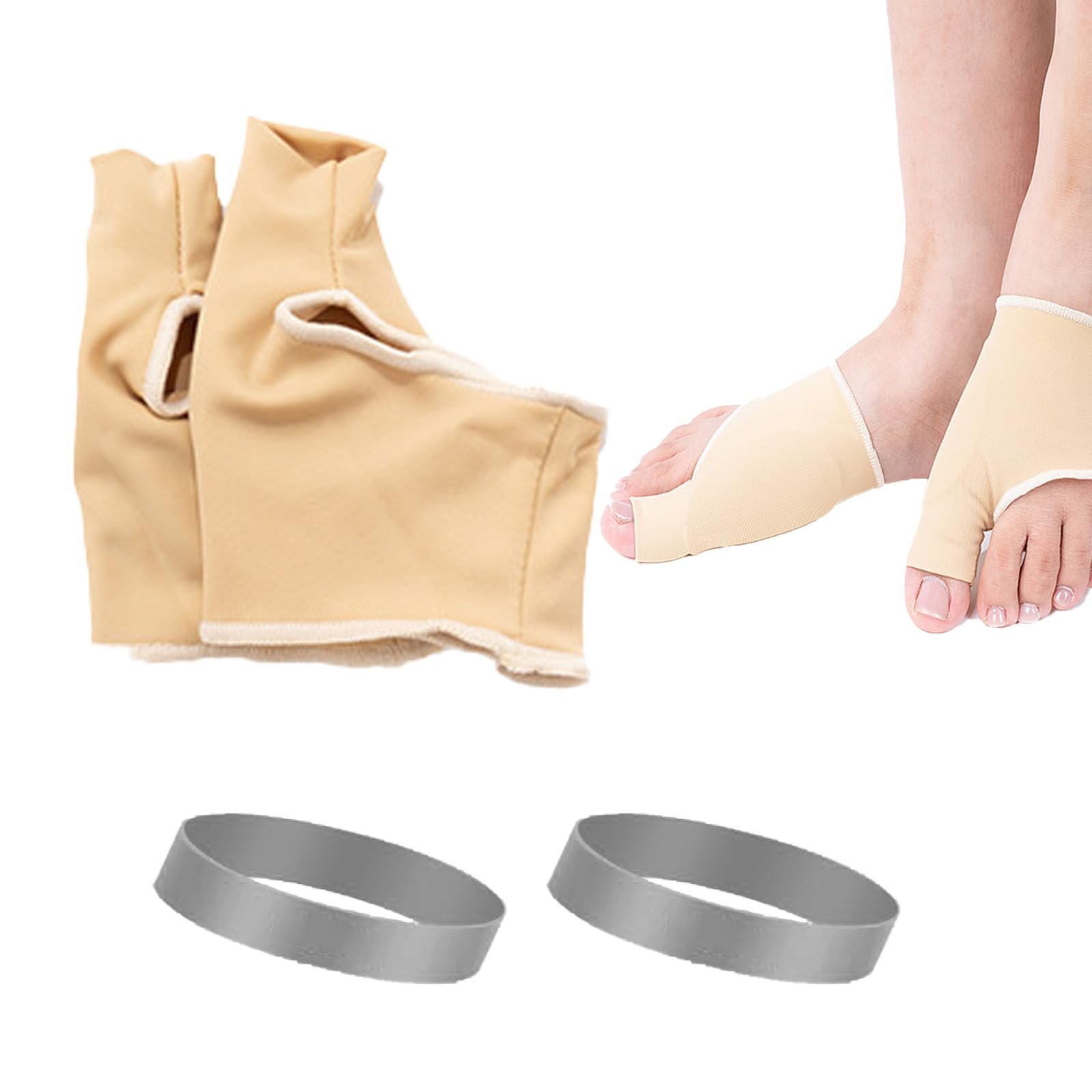 Носки для Hallux Valgus с лентой для пальцев, 2 шт., фото №1