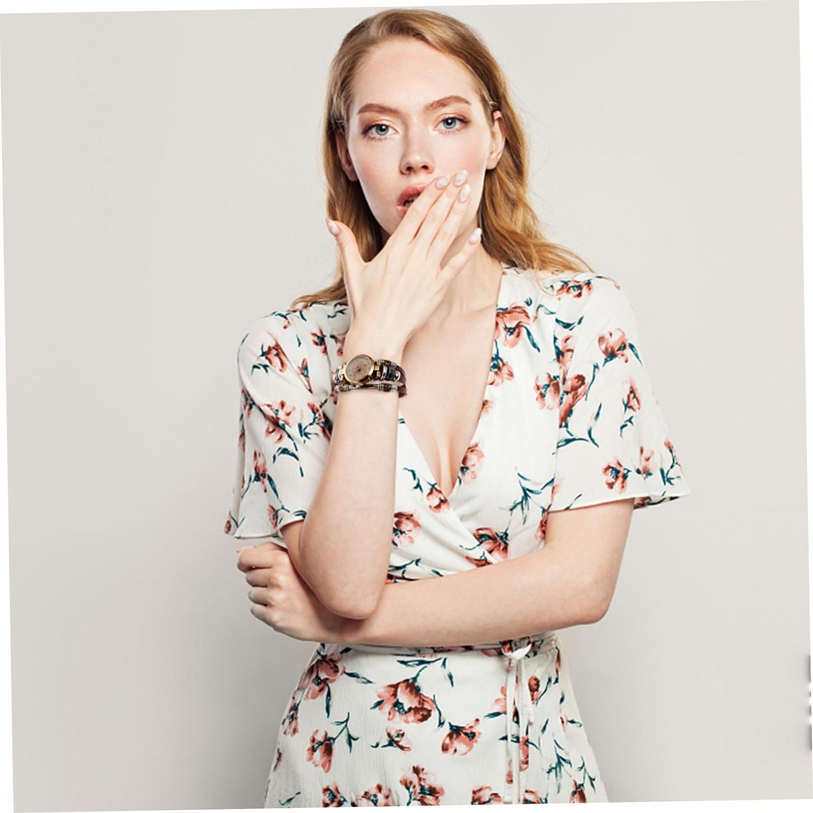 Жіночий Годинник OATIPHO Brown, фото №6