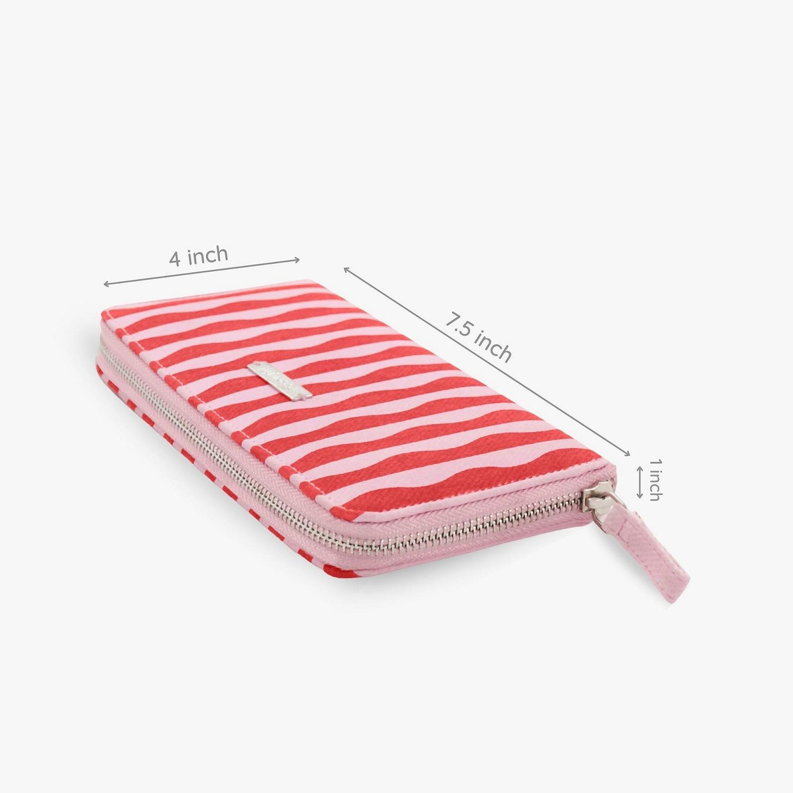 Женский кошелек Ecoright Canvas из органического хлопка, кошелек на молнии, держатель для карт и карман для телефона, кошелек для монет, фото №2
