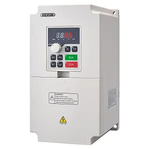 Частотний перетворювач VEVOR VFD з регульованою частотою 7,5 к.с. 5,5 кВт 25 A Однофазний/Трифазний вхід змінного струму 0-220 В 50/60 Гц зі змінною частотою 0-2000 Гц - Фото 1