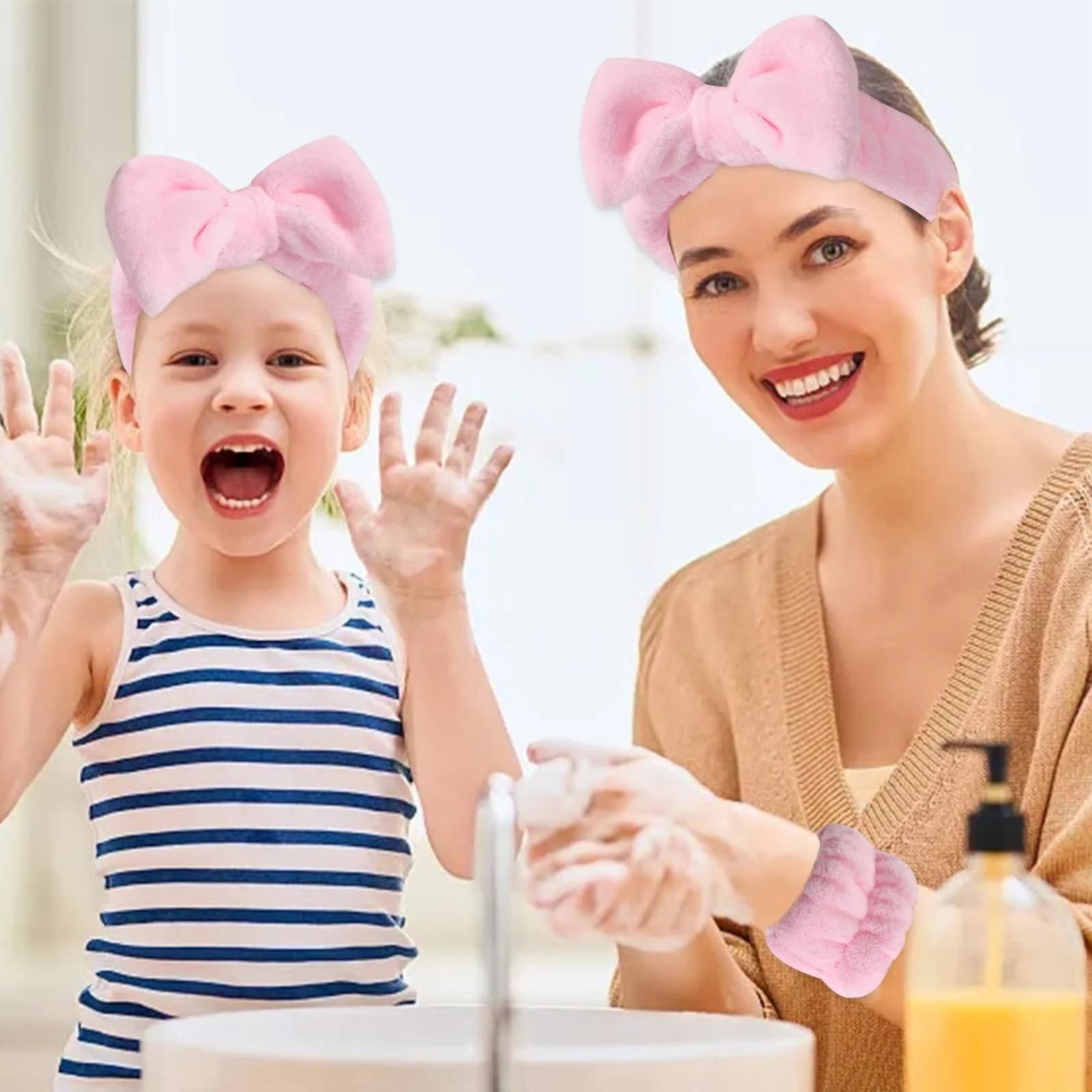 Пов'язка для обличчя рожева, фото №7