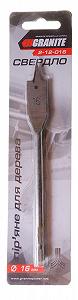 Свердло для дерева GRANITE пір'яне 16х152 мм 6-гранний хвостовик 1/4" 2-12-016 synthetic.ua - Фото 1