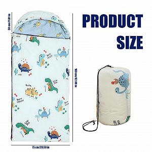 Дитячий Спальний мішок Забарвлення «Смішний динозавр» Поліестер Хлопок Застібка-блискавка ціна на synthetic.ua - Фото 1 Дитячий Спальний мішок Забарвлення «Смішний динозавр» Поліестер Хлопок Застібка-блискавка synthetic.ua - Фото 1