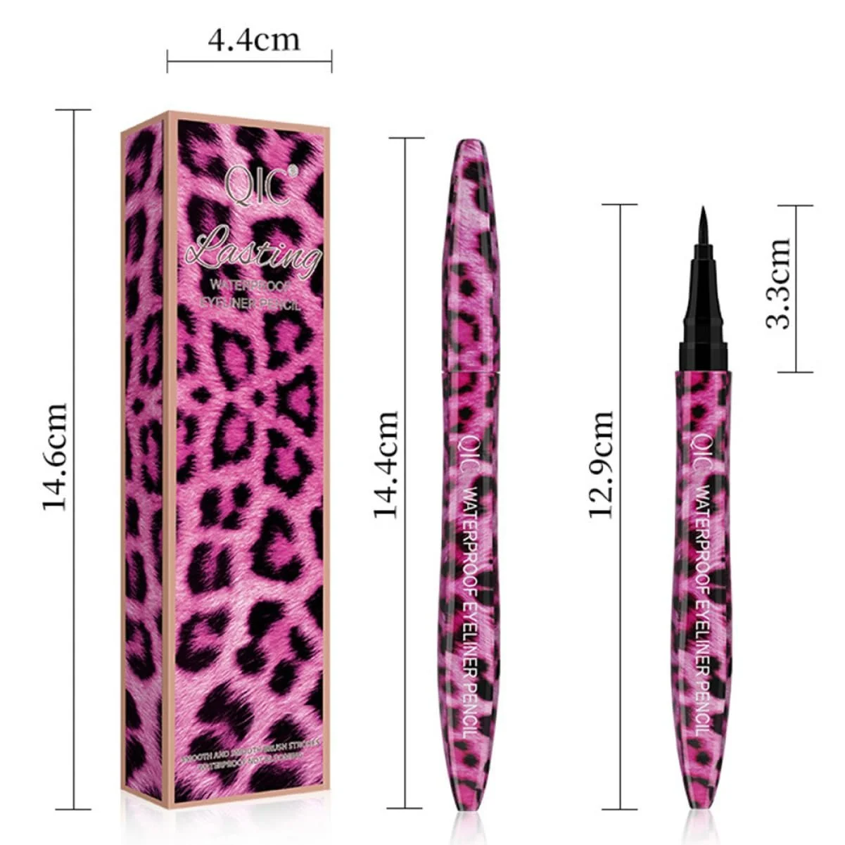 Підводка для очей minkissy водостійка Чорний, фото №3 Підводка для очей minkissy водостійка Чорний, фото №3