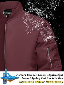 Куртка-бомбер TACVASEN мужская легкая synthetic.ua - Фото 1