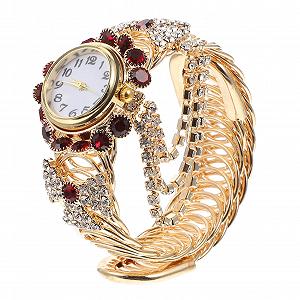 Стильные женские часы Healvian Кварцевый механизм, сплав - Фото 1