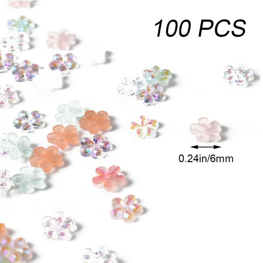 3D Квітка Різнокольорові 100 штук, фото №6