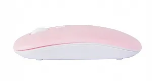 Мышка бесшумная компьютерная UGREEN перезаряжаемая Bluetooth Розовая synthetic.ua - Фото 1