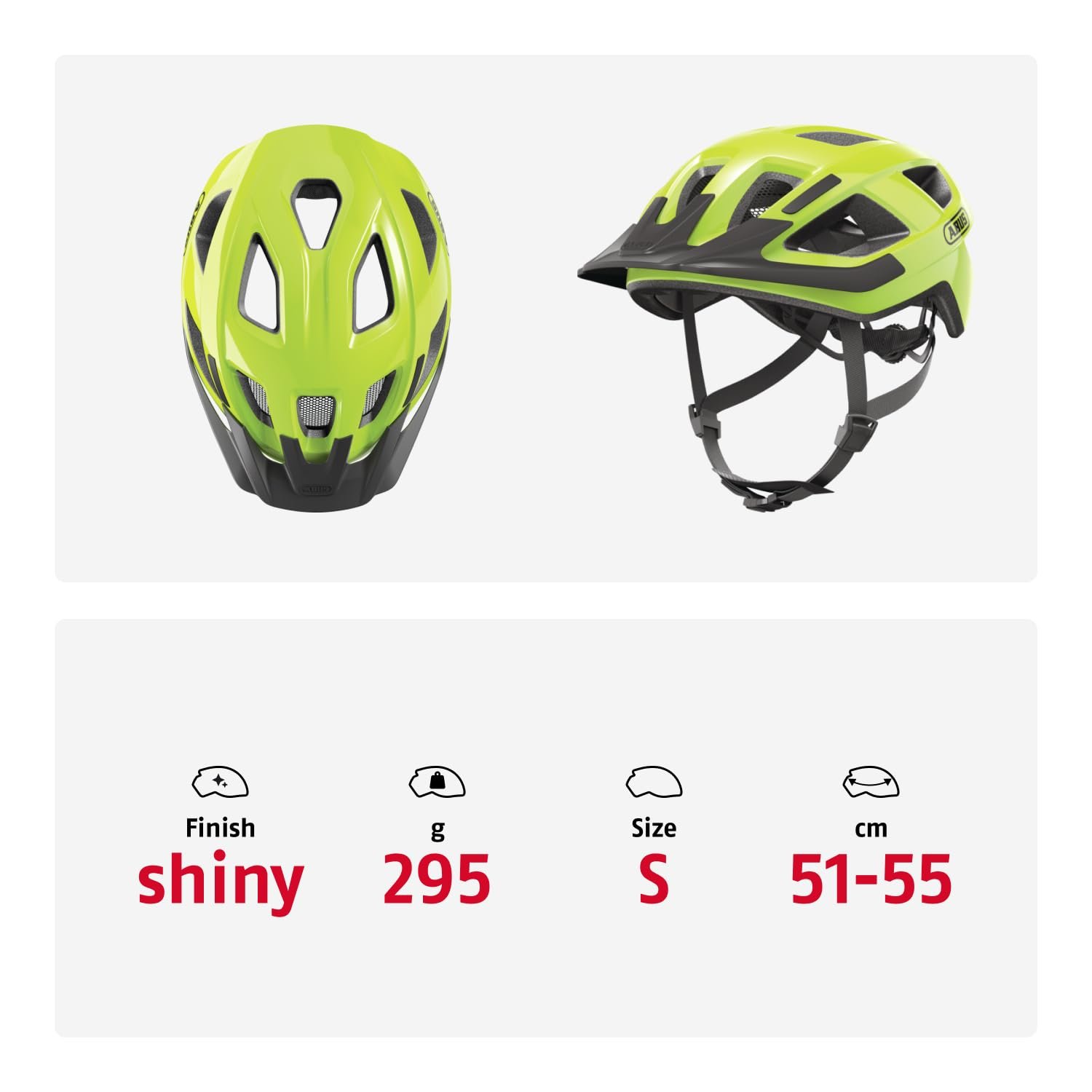 Шлем ABUS Aduro 3.0 LED велосипедный - Городской, спортивный, с задним фонарем, фото №5