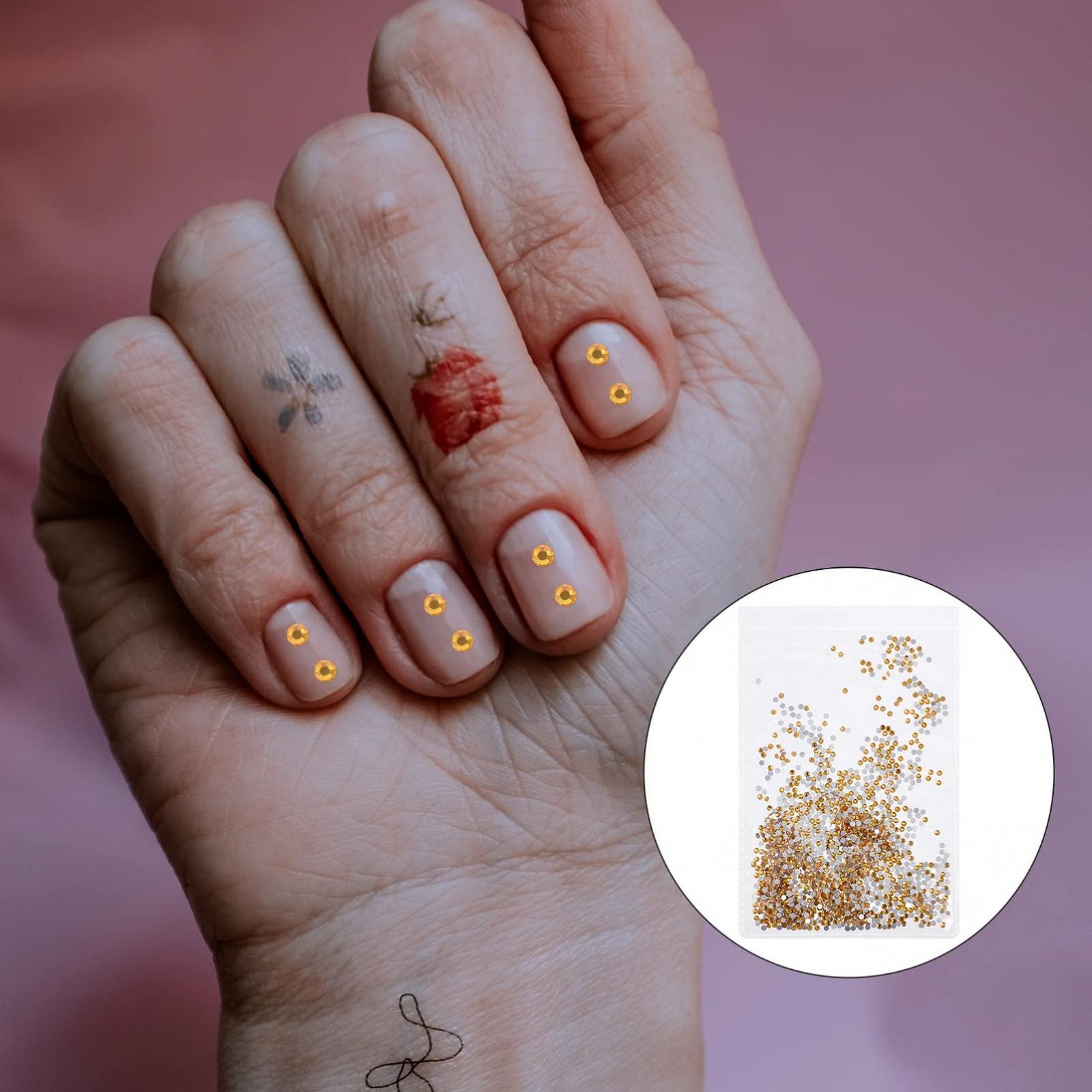 Стрази для нігтів Ciieeo, діамантове скляне пісок, бісер, фото №2