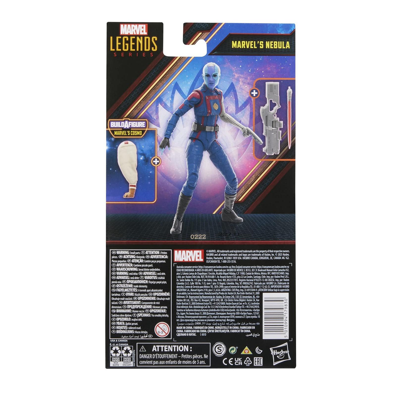 Фигурка Marvel Legends Series Небула из кинофильма Стражи Галактики, Том 3, 15 см, фото №3